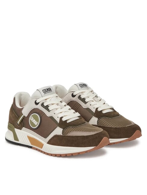 COLMAR DALTON TYPE Turnschuhe mgrün/oweiß/orange - Herrenschuhe