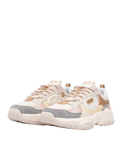 COLMAR TESS VENUS Turnschuhe weiß/zartrosa/gold - Damenschuhe