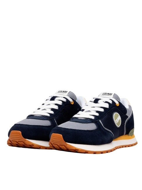 COLMAR TRAVIS BOOST Turnschuhe marineblau/grau/grün - Herrenschuhe