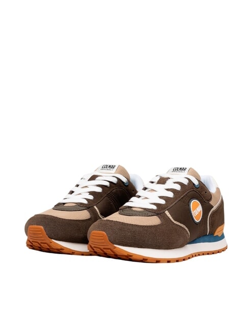 COLMAR TRAVIS BOOST Turnschuhe mgrün/beige/orange - Herrenschuhe