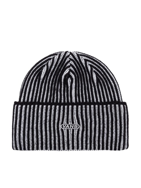 VANS NESBIT CUFF Mütze mit Umschlag Schwarz-Weiss - Mützen/Hüte