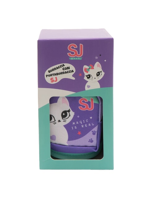 SJGANG KIDS 350 ml Wasserflasche + Flaschenhalter wurzelblau - Thermosflaschen