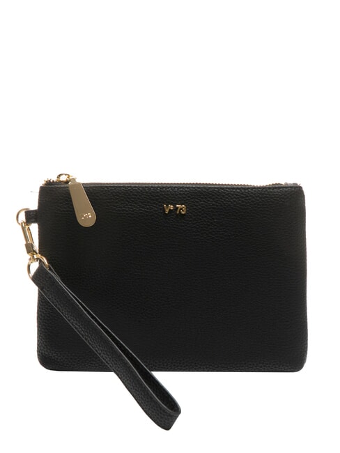 V73 VIVIENNE Flache Clutch mit Manschette Schwarz - Damentaschen