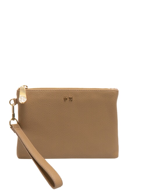 V73 VIVIENNE Flache Clutch mit Manschette Beige - Damentaschen