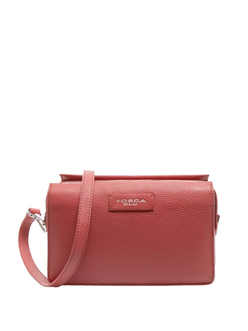 TOSCA BLU MARCELLA Rechteckige Ledertasche KORALLE - Damentaschen