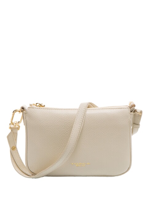 TOSCA BLU MOONY BAGS Umhängetasche aus Leder Weißes Elfenbein - Damentaschen