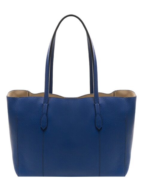 TOSCA BLU DILETTA Leder-Einkaufstasche mit Beutel Blau - Damentaschen