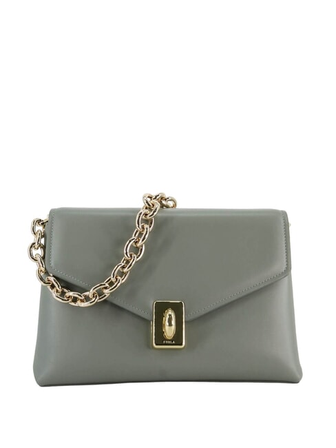 FURLA MERIDIANA  Ledertasche mit Schultergurt Agave - Damentaschen