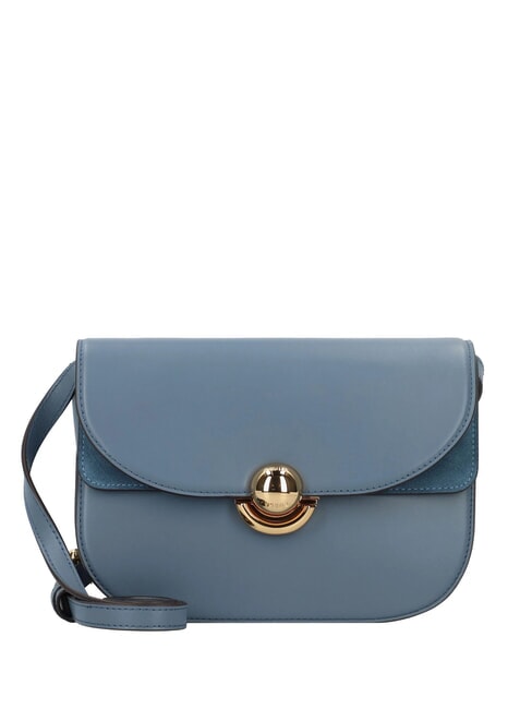 FURLA SFERA Ledertasche mit Schulterklappe Denim - Damentaschen