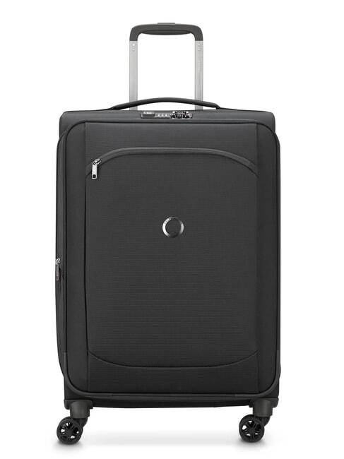 DELSEY MONTMARTRE AIR 2.0 Mittlerer Trolley, erweiterbar Schwarz - Halbharte Trolleys