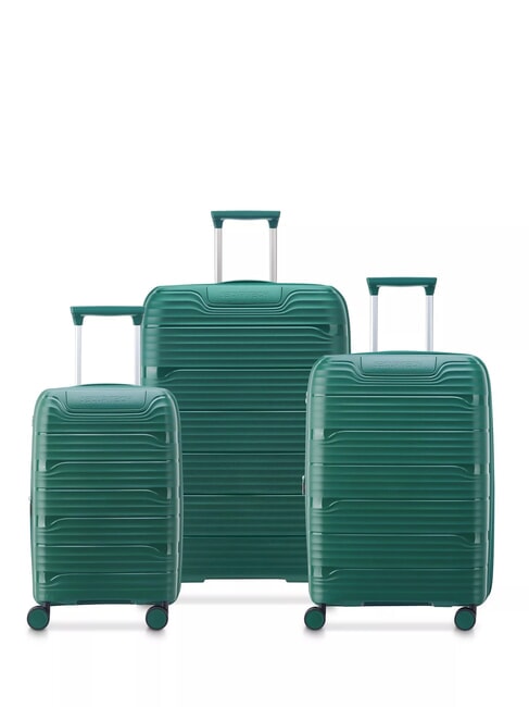 DELSEY SECURITECH DUNE Set mit 3 Trolleys: Kabine, mittel, groß, exp Leguan - Trolleyset