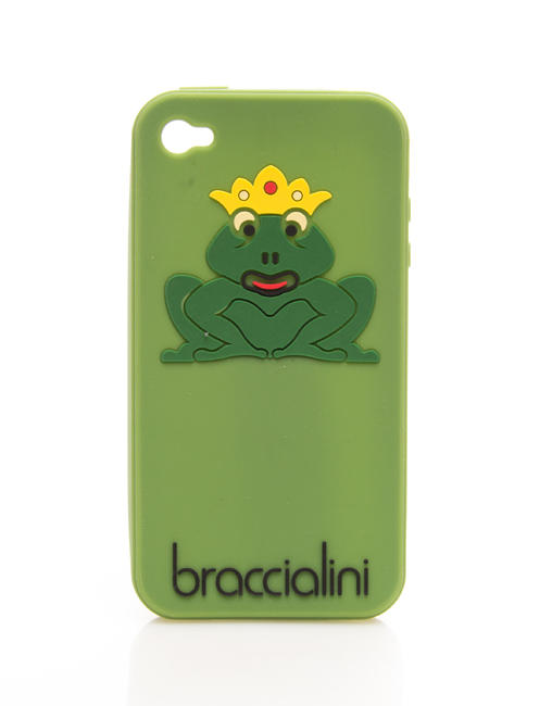BRACCIALINI Cover  Ranocchio Für iPhone4 Schwarz - Tablettmappe &amp; Organizer