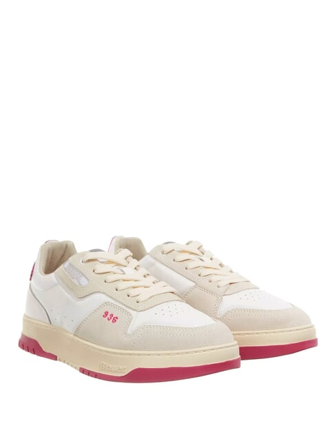 BLAUER ADEL Turnschuhe weiß/fuchsia - Damenschuhe