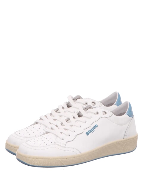 BLAUER OLYMPIA Turnschuhe weiß/hellblau - Damenschuhe