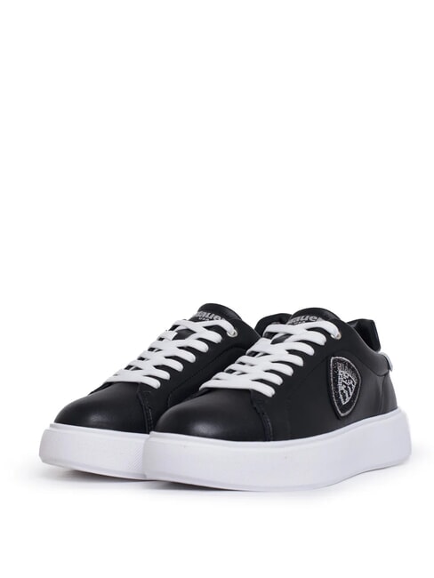 BLAUER VENUS Sneaker mit Strass-Emblem SCHWARZ - Damenschuhe
