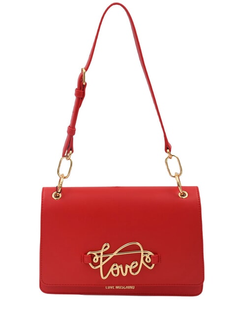 LOVE MOSCHINO CURSIVE LOGO Umhängetasche ROT - Damentaschen