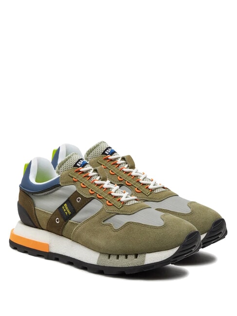 BLAUER HERON Turnschuhe Militär/Grau - Herrenschuhe