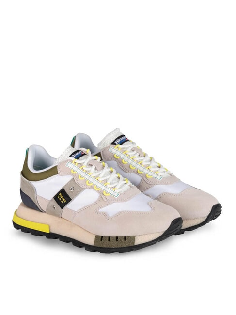 BLAUER HERON Turnschuhe weiß/militärisch - Herrenschuhe