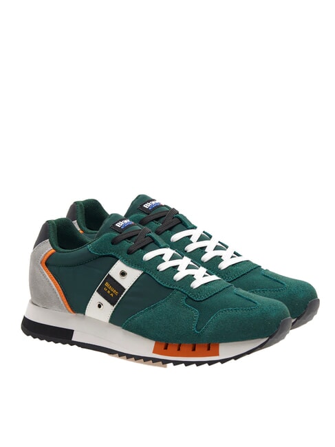BLAUER QUEENS Laufschuhe grün/schwarz - Herrenschuhe