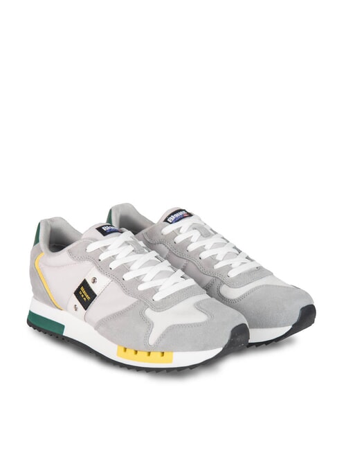 BLAUER QUEENS Laufschuhe weiß/grün - Herrenschuhe