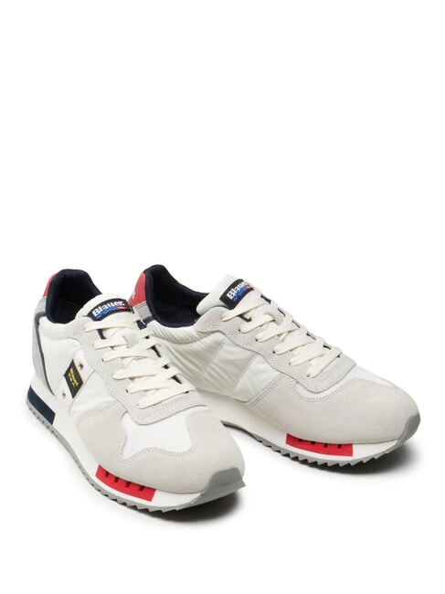 BLAUER QUEENS Laufschuhe weiß/rot/marineblau - Herrenschuhe