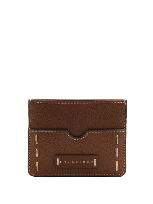 THE BRIDGE GEMMA  Flaches Kartenetui aus Leder BRAUN - Brieftaschen Damen