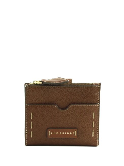 THE BRIDGE GEMMA  Flache Lederbrieftasche BRAUN - Brieftaschen Damen