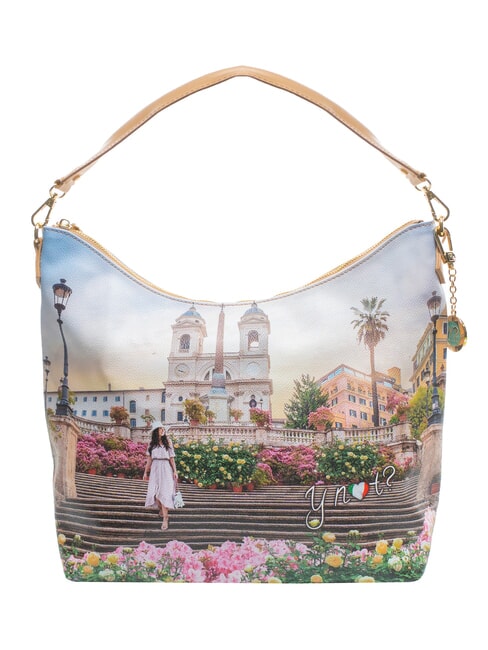 YNOT YESBAG Hobo-Umhängetasche Blumen- - Damentaschen