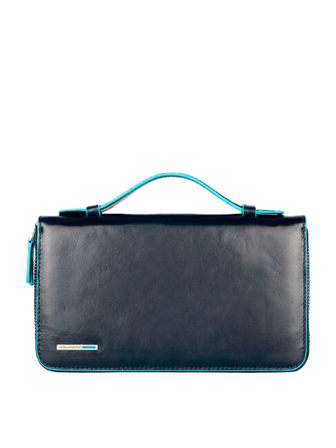 PIQUADRO BLUE SQUARE Dokumentenhalter aus Leder Blau - Brieftaschen Herren
