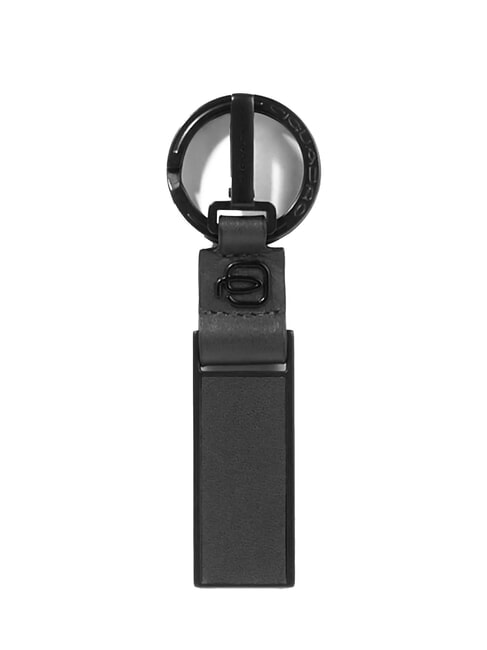 PIQUADRO FXP  Schlüsselanhänger aus Leder Schwarz - Schlüsselanhänger und Schlüsseletuis