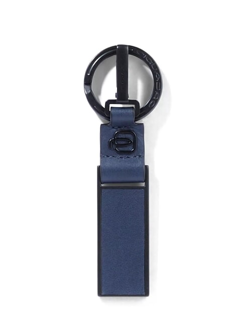 PIQUADRO FXP  Schlüsselanhänger aus Leder Blau - Schlüsselanhänger und Schlüsseletuis