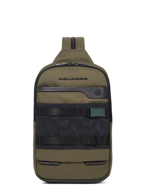 PIQUADRO FX Tragbarkeit eines Rucksacks mit einer Schulter GRÜN - PC-Rucksäcke