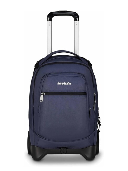 INVICTA PLUG PLAIN Abnehmbarer Trolley-Rucksack, Laptop-Halterung STIMMUNG INDIGO - Rucksäcke mit Trolleyfunktion