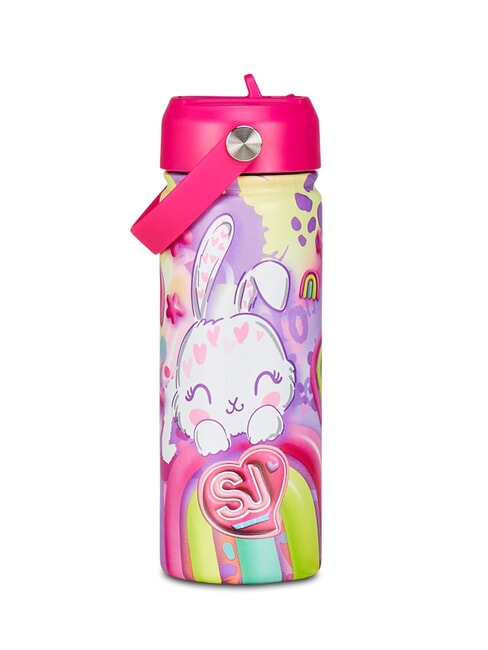 SJGANG BOY & GIRL Thermoflasche, 500 ml SCHWARZ GESTREIFTER WALD - Thermosflaschen