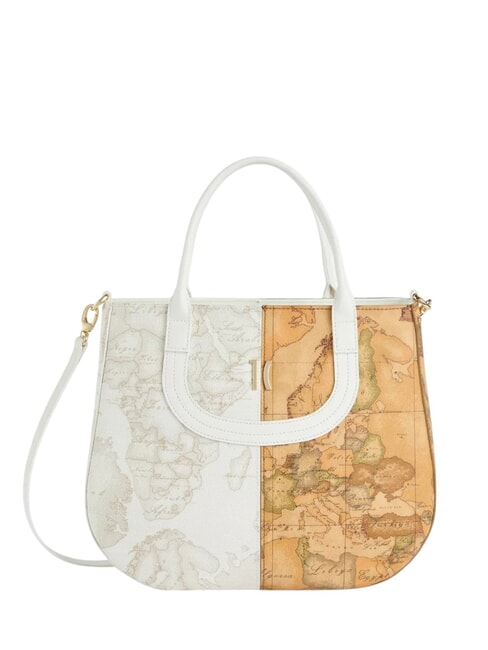 ALVIERO MARTINI PRIMA CLASSE GEO MIX Handtasche mit Schultergurt NATÜRLICH - Damentaschen