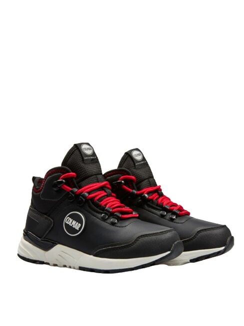 COLMAR COOPER JUMP KIDS Sneaker im Ankle-Boot-Stil schwarz/rot - Kinderschuhe
