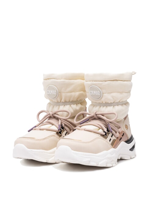 COLMAR WARMER FUN KIDS Schneestiefel beige/gold/dunkellila - Kinderschuhe