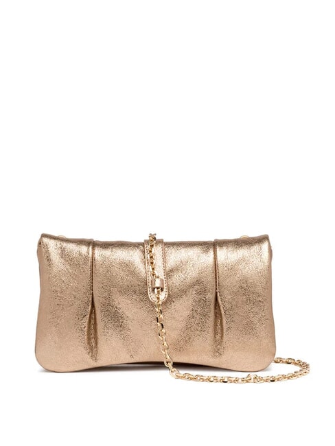 GIANNI CHIARINI GLENDA Clutch aus laminiertem Leder Sekt - Damentaschen