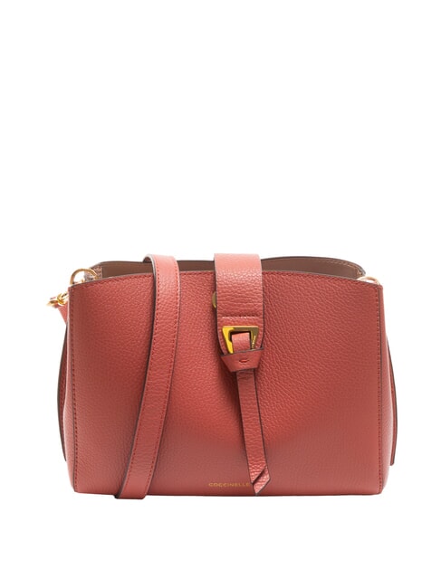COCCINELLE ALBA Schultertasche aus gehämmertem Leder Topf - Damentaschen