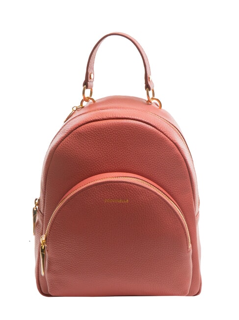 COCCINELLE ALPHA Rucksack aus gehämmertem Leder mit Tasche Topf - Damentaschen