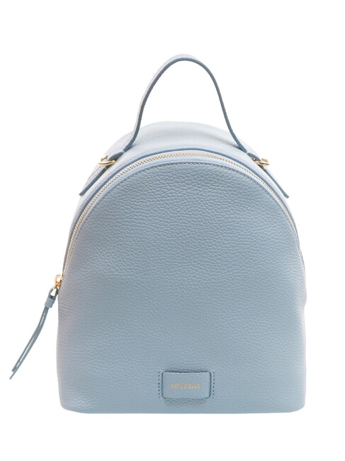 COCCINELLE VOILE Mini-Rucksack aus gehämmertem Leder Nebelblau - Damentaschen