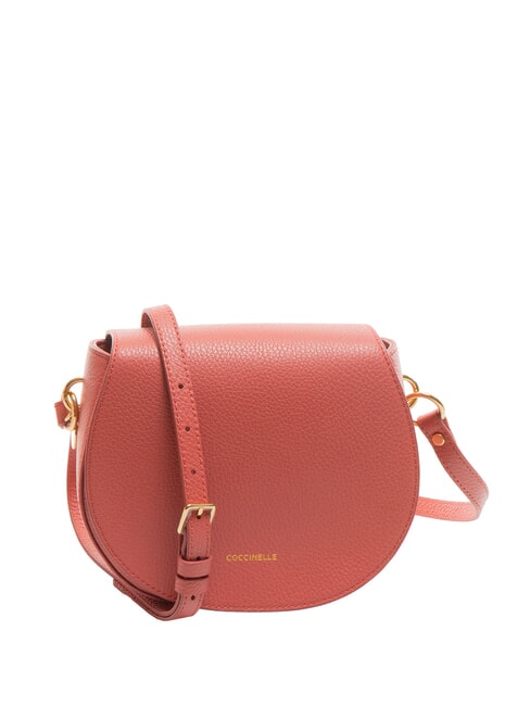 COCCINELLE ALPHA Mini-Umhängetasche aus gehämmertem Leder Topf - Damentaschen