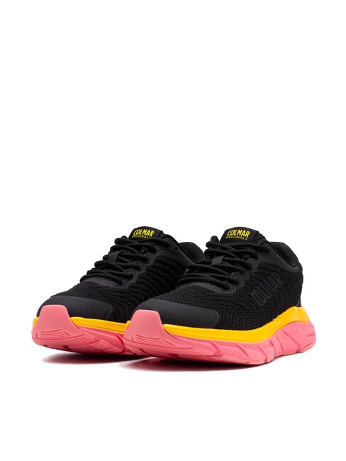 COLMAR URBANTRAIL COLORS Turnschuhe schwarz-pink/leuchtgelb - Schuhe Unisex
