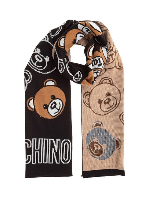 MOSCHINO TOY BEAR Wollschal Schwarz - Schals
