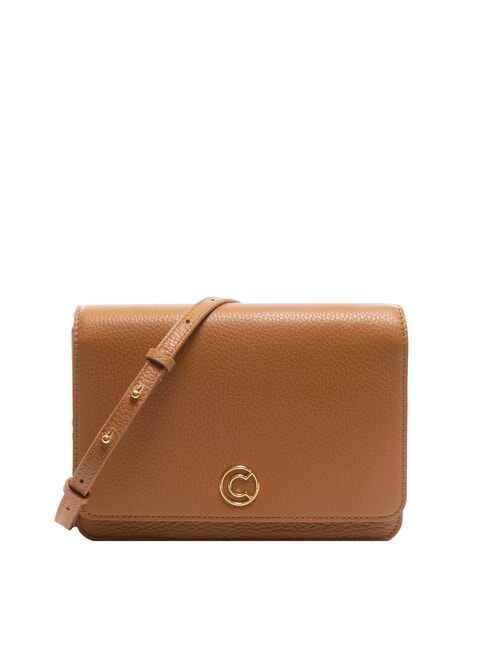 COCCINELLE TULIP Schultertasche aus gehämmertem Leder CUIR - Damentaschen