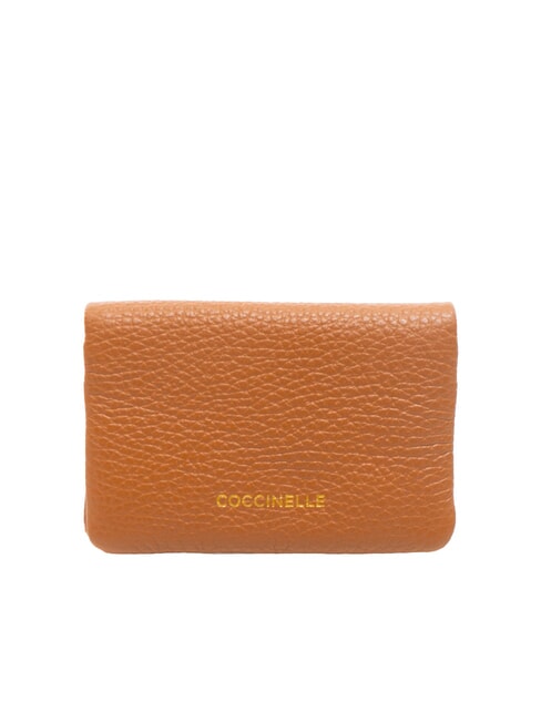COCCINELLE SOFTY Kartenetui aus gehämmertem Leder CUIR - Brieftaschen Damen