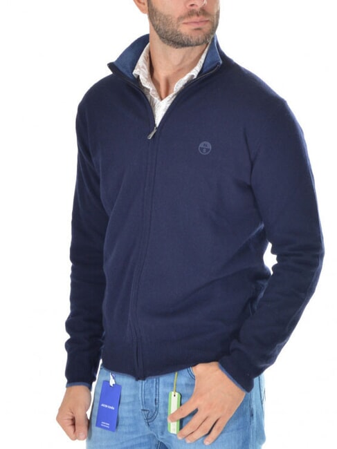NORTH SAILS 12GG Pullover Navy blau - Herrenpullover