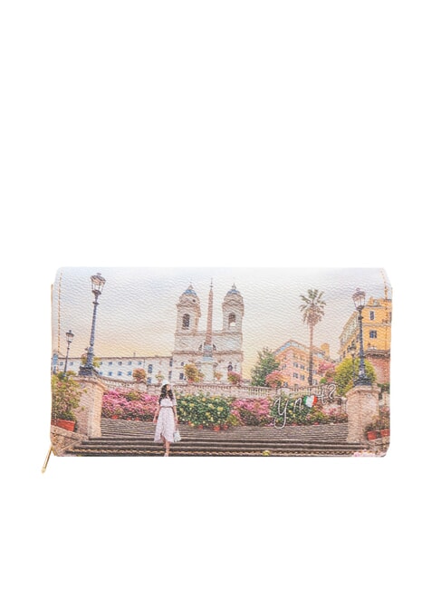 YNOT YESBAG  Continental Brieftasche Blumen- - Brieftaschen Damen