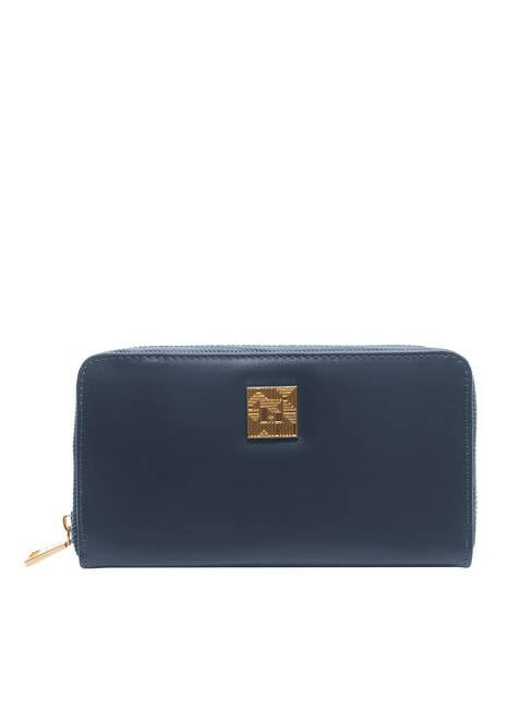 YNOT CALIPSO Geldbörse mit Rundum-Reißverschluss Blau - Brieftaschen Damen