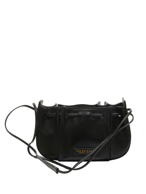 THE BRIDGE CAMILLA Beuteltasche aus Leder Schwarzes Gold - Damentaschen